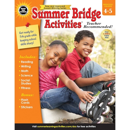 Carson Dellosa Summer Bridge Activities Workbook, Grade 4-5, Paperback 704700